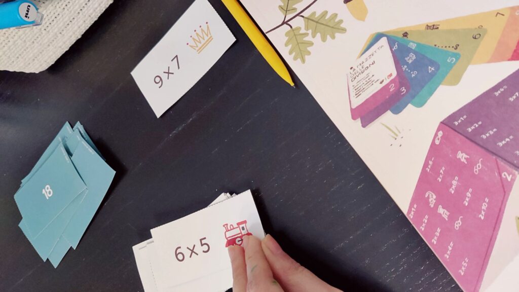 Strumento compensativo per studiare più facilmente le moltiplicazioni in matematica